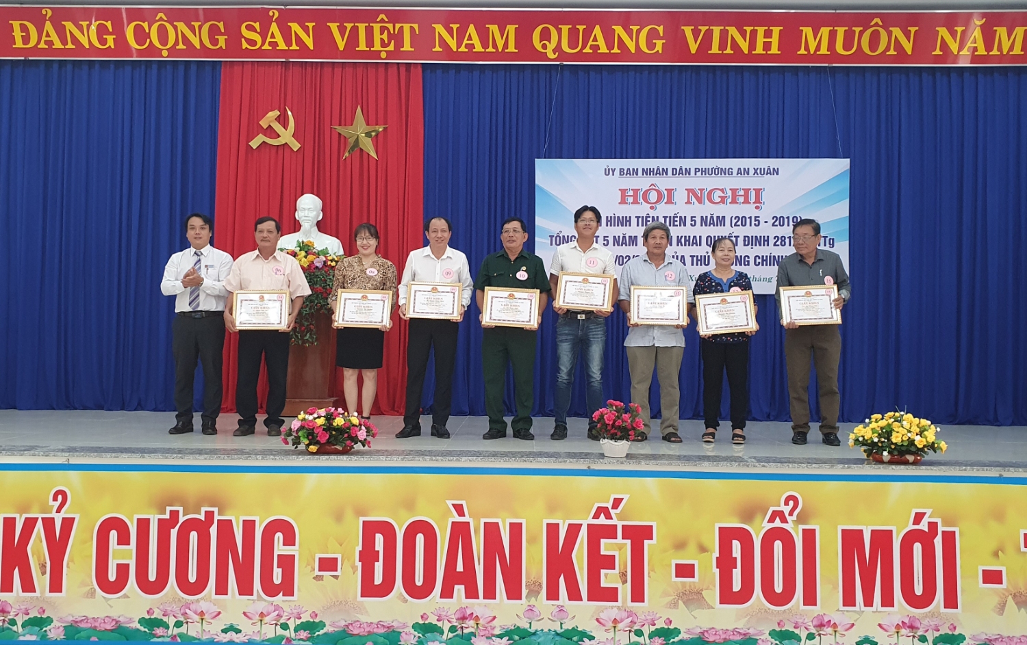 Phường An Xuân tuyên dương các điển hình tiên tiến trong phong trào Thi đua yêu nước giai đoạn 2015 – 2019